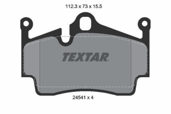 TEXTAR Bremsbelagsatz, Scheibenbremse 2454101 + Warnkontakt, Bremsbelagverschleiß 98040200 + Bremsscheibe 92165303 Bild TEXTAR Bremsbelagsatz, Scheibenbremse 2454101 + Warnkontakt, Bremsbelagverschleiß 98040200 + Bremsscheibe 92165303