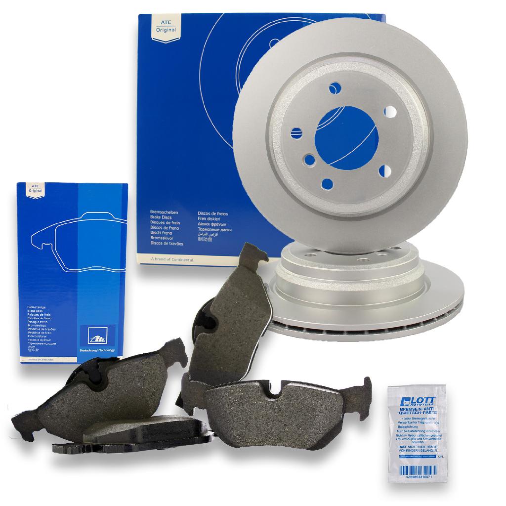 ATE Bremsscheibe 24.0120-0204.1 + Bremsbelagsatz, Scheibenbremse 13.0460-7217.2