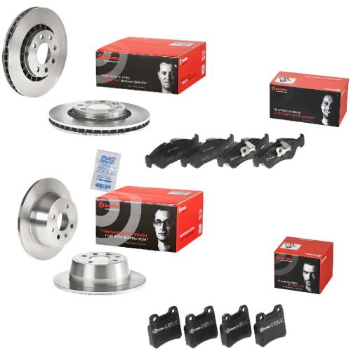 BREMBO Bremsbelagsatz, Scheibenbremse P 59 017 + Bremsbelagsatz, Scheibenbremse P 59 018 + Bremsscheibe 08.5559.10 + Bremsscheibe 09.5148.24 Bild BREMBO Bremsbelagsatz, Scheibenbremse P 59 017 + Bremsbelagsatz, Scheibenbremse P 59 018 + Bremsscheibe 08.5559.10 + Bremsscheibe 09.5148.24
