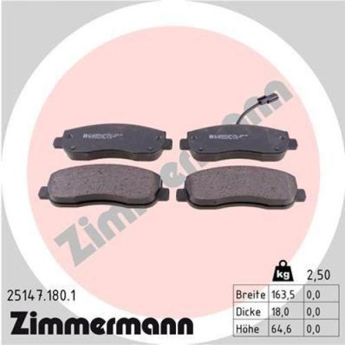 ZIMMERMANN Bremsscheibe 430.2625.20 + Bremsbelagsatz, Scheibenbremse 25147.180.1 + Bremsscheibe 430.2626.20 + Bremsbelagsatz, Scheibenbremse 25172.180.1 Bild ZIMMERMANN Bremsscheibe 430.2625.20 + Bremsbelagsatz, Scheibenbremse 25147.180.1 + Bremsscheibe 430.2626.20 + Bremsbelagsatz, Scheibenbremse 25172.180.1
