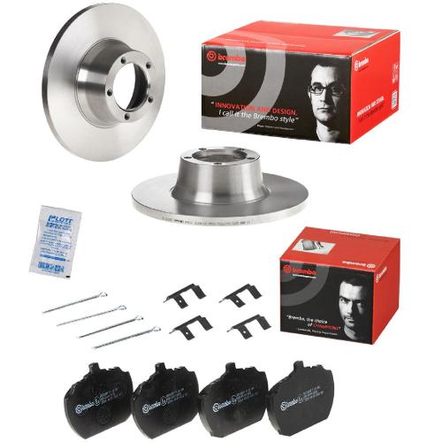 BREMBO Bremsbelagsatz, Scheibenbremse P 24 004 + Bremsscheibe 08.3637.10 Bild BREMBO Bremsbelagsatz, Scheibenbremse P 24 004 + Bremsscheibe 08.3637.10