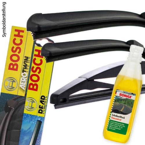 BOSCH Wischblatt 3 397 004 629 + Wischblatt 3 397 014 122 SONAX Reiniger, Scheibenreinigungsanlage 02602000 Bild BOSCH Wischblatt 3 397 004 629 + Wischblatt 3 397 014 122 SONAX Reiniger, Scheibenreinigungsanlage 02602000