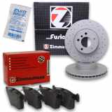 ZIMMERMANN Bremsbelagsatz, Scheibenbremse 25199.195.1 + Bremsscheibe 150.3494.52