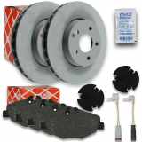 FEBI BILSTEIN Bremsscheibe 22156 + Bremsbelagsatz, Scheibenbremse 16452