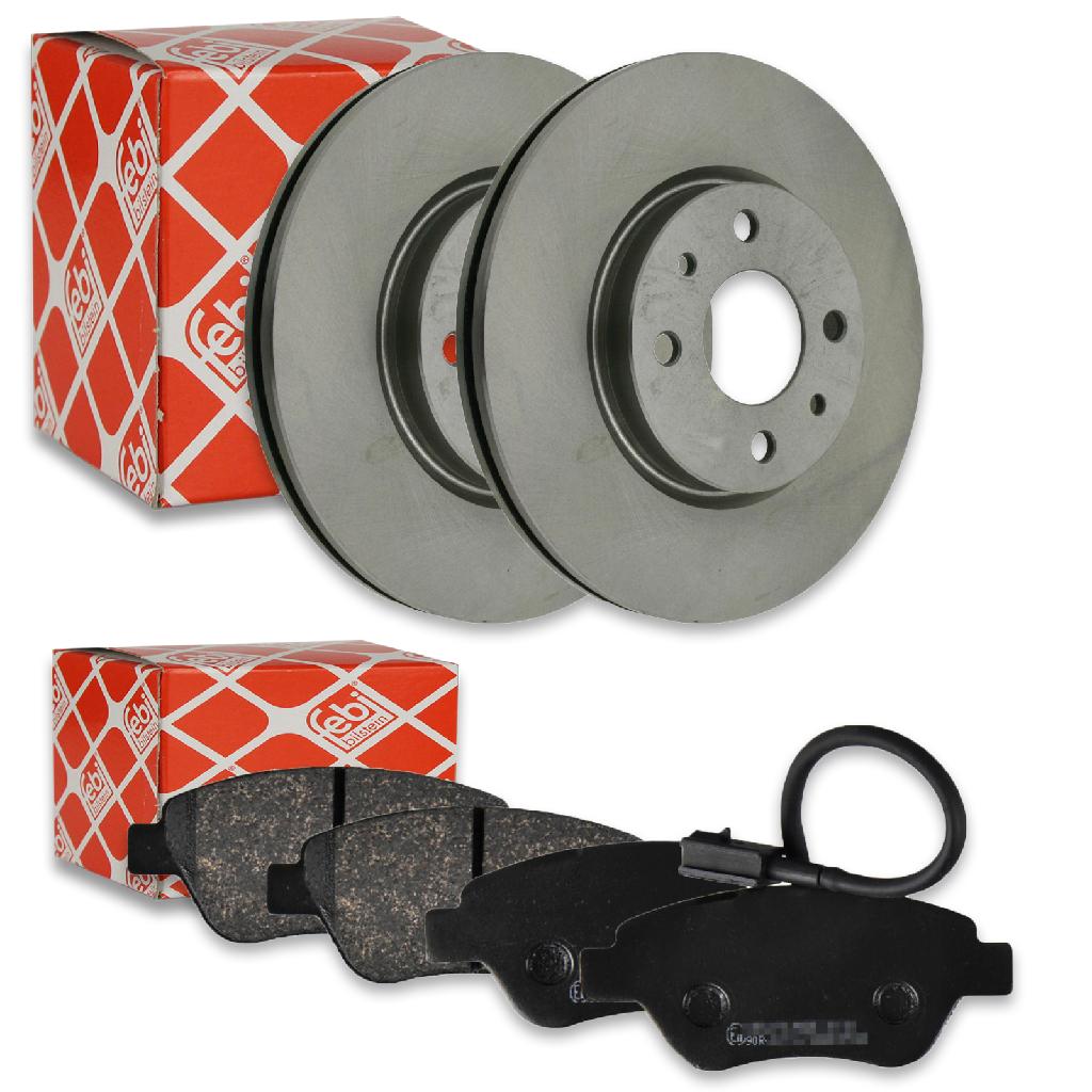 FEBI BILSTEIN Bremsbelagsatz, Scheibenbremse 16555 + Bremsscheibe 22927