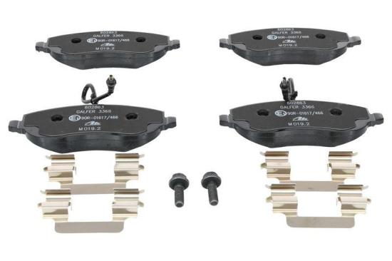 ATE Bremsscheibe 24.0128-0136.1 + Bremsbelagsatz, Scheibenbremse 13.0460-2863.2 Bild ATE Bremsscheibe 24.0128-0136.1 + Bremsbelagsatz, Scheibenbremse 13.0460-2863.2