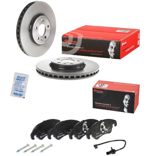 BREMBO Bremsscheibe 09.A758.11 + Bremsbelagsatz, Scheibenbremse P 85 145 Bild BREMBO Bremsscheibe 09.A758.11 + Bremsbelagsatz, Scheibenbremse P 85 145