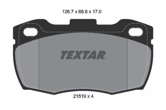 TEXTAR Bremsbelagsatz, Scheibenbremse 2151902 + Bremsscheibe 92230503 + Bremsbelagsatz, Scheibenbremse 2347103 + Bremsscheibe 92061300 Bild TEXTAR Bremsbelagsatz, Scheibenbremse 2151902 + Bremsscheibe 92230503 + Bremsbelagsatz, Scheibenbremse 2347103 + Bremsscheibe 92061300