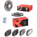 BREMBO Bremsscheibe 09.9574.4X + Bremsbelagsatz, Scheibenbremse P 30 034X