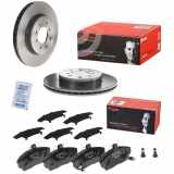 BREMBO Bremsscheibe 09.5509.11 + Bremsbelagsatz, Scheibenbremse P 28 020