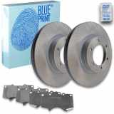 BLUE PRINT Bremsscheibe ADT343161 + Bremsbelagsatz, Scheibenbremse ADT342142