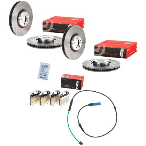 BREMBO Bremsbelagsatz, Scheibenbremse P 06 106 + Bremsscheibe 09.D898.23 + Warnkontakt, Bremsbelagverschleiß A 00 523 + Bremsscheibe 09.D897.23 Bild BREMBO Bremsbelagsatz, Scheibenbremse P 06 106 + Bremsscheibe 09.D898.23 + Warnkontakt, Bremsbelagverschleiß A 00 523 + Bremsscheibe 09.D897.23