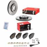 BREMBO Bremsscheibe 09.D211.11 + Bremsbelagsatz, Scheibenbremse P 85 187