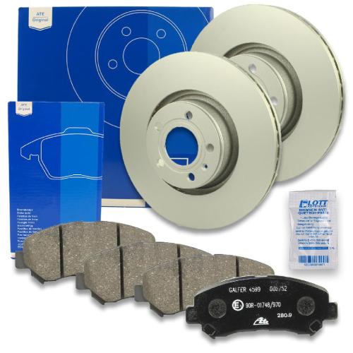 ATE Bremsbelagsatz, Scheibenbremse 13.0460-5752.2 + Bremsscheibe 24.0126-0154.1 Bild ATE Bremsbelagsatz, Scheibenbremse 13.0460-5752.2 + Bremsscheibe 24.0126-0154.1