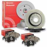 BREMBO Bremsbelagsatz, Scheibenbremse P 30 067 + Bremsscheibe 09.C171.11 + Bremsscheibe 08.C172.10 + Bremsbelagsatz, Scheibenbremse P 18 025