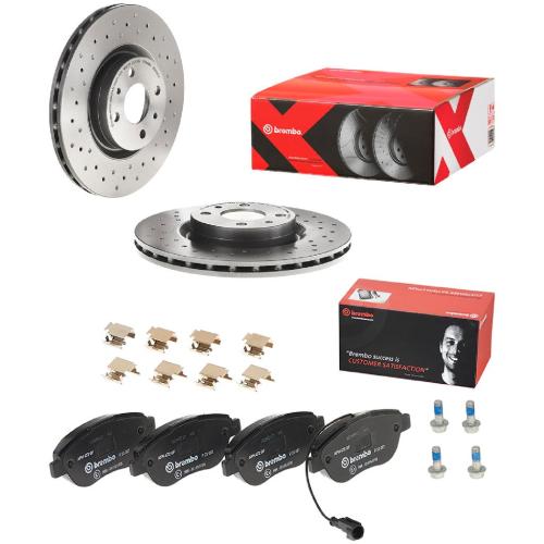BREMBO Bremsscheibe 09.4939.1X + Bremsbelagsatz, Scheibenbremse P 23 087 Bild BREMBO Bremsscheibe 09.4939.1X + Bremsbelagsatz, Scheibenbremse P 23 087