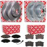 FEBI BILSTEIN Bremsscheibe 22902 + Bremsbelagsatz, Scheibenbremse 16994 + Bremsbelagsatz, Scheibenbremse 16488 + Bremsscheibe 23240