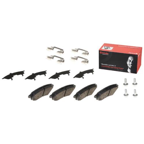 BREMBO Bremsbelagsatz, Scheibenbremse P 24 203 + Bremsscheibe 09.A968.21 Bild BREMBO Bremsbelagsatz, Scheibenbremse P 24 203 + Bremsscheibe 09.A968.21