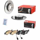 BREMBO Bremsbelagsatz, Scheibenbremse P 23 138 + Bremsscheibe 08.5086.11