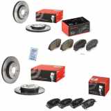 BREMBO Bremsbelagsatz, Scheibenbremse P 56 099 + Bremsscheibe 09.C545.11 + Bremsscheibe 09.C929.11 + Bremsbelagsatz, Scheibenbremse P 56 098