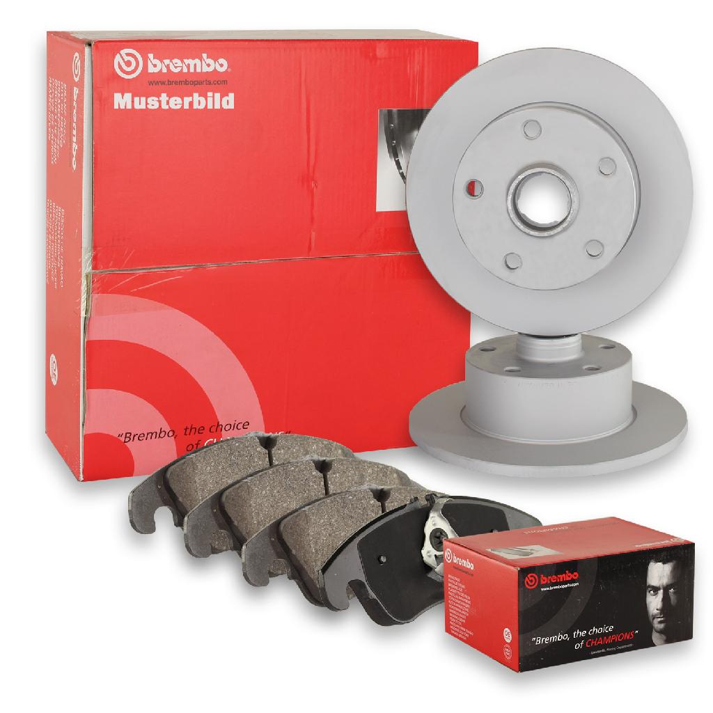 BREMBO Bremsscheibe 08.A536.11 + Bremsbelagsatz, Scheibenbremse P 44 017