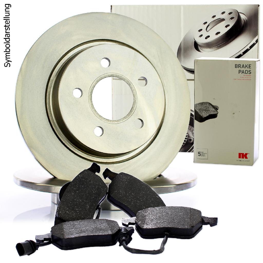 NK Bremsbelagsatz, Scheibenbremse 222562 + Bremsscheibe 204847
