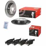 BREMBO Bremsbelagsatz, Scheibenbremse P 24 217 + Bremsscheibe 08.N258.21