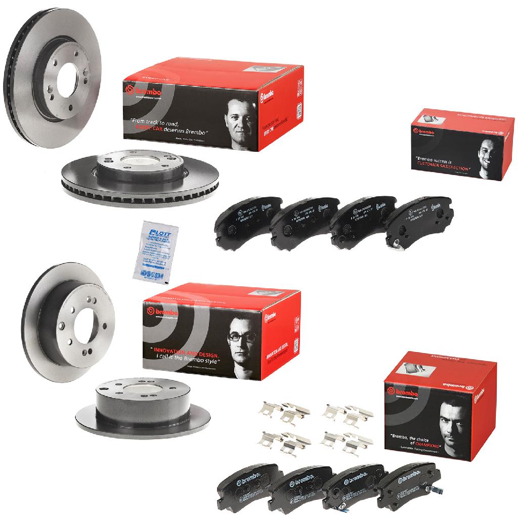 BREMBO Bremsscheibe 08.B667.11 + Bremsscheibe 09.9574.41 + Bremsbelagsatz, Scheibenbremse P 30 018 + Bremsbelagsatz, Scheibenbremse P 30 047