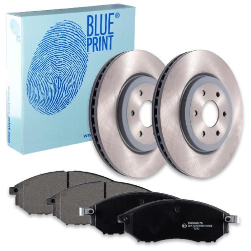 BLUE PRINT Bremsscheibe ADN143118 + Bremsbelagsatz, Scheibenbremse ADN142129 Bild BLUE PRINT Bremsscheibe ADN143118 + Bremsbelagsatz, Scheibenbremse ADN142129