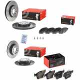 BREMBO Bremsbelagsatz, Scheibenbremse P 85 147 + Bremsscheibe 09.9772.11 + Bremsbelagsatz, Scheibenbremse P 85 125 + Bremsscheibe 08.B413.11