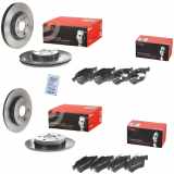 BREMBO Bremsscheibe 08.A029.21 + Bremsscheibe 09.9468.11 + Bremsbelagsatz, Scheibenbremse P 59 042 + Bremsbelagsatz, Scheibenbremse P 24 061