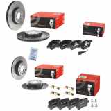 BREMBO Bremsscheibe 09.9772.11 + Bremsbelagsatz, Scheibenbremse P 85 146 + Bremsscheibe 08.B413.11 + Bremsbelagsatz, Scheibenbremse P 85 073