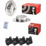 BREMBO Bremsbelagsatz, Scheibenbremse P 59 014 + Bremsscheibe 08.5891.10