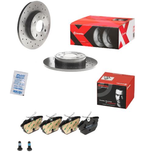BREMBO Bremsscheibe 08.5085.1X + Bremsbelagsatz, Scheibenbremse P 23 026 Bild BREMBO Bremsscheibe 08.5085.1X + Bremsbelagsatz, Scheibenbremse P 23 026