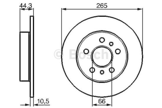 BOSCH Bremsbelagsatz, Scheibenbremse 0 986 461 148 + Bremsscheibe 0 986 478 757 Bild BOSCH Bremsbelagsatz, Scheibenbremse 0 986 461 148 + Bremsscheibe 0 986 478 757