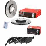 BREMBO Bremsbelagsatz, Scheibenbremse P 85 141 + Bremsscheibe 09.B498.11