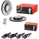 BREMBO Bremsscheibe 09.9078.21 + Bremsbelagsatz, Scheibenbremse P 68 059