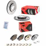 BREMBO Bremsbelagsatz, Scheibenbremse P 59 051X + Bremsscheibe 09.5843.3X