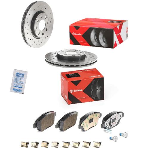 BREMBO Bremsbelagsatz, Scheibenbremse P 59 051X + Bremsscheibe 09.5843.3X Bild BREMBO Bremsbelagsatz, Scheibenbremse P 59 051X + Bremsscheibe 09.5843.3X
