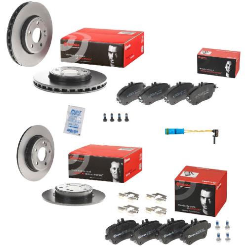 BREMBO Bremsscheibe 09.B344.41 + Bremsbelagsatz, Scheibenbremse P 50 093 + Warnkontakt, Bremsbelagverschleiß A 00 353 + Bremsscheibe 08.B347.41 + Bremsbelagsatz, Scheibenbremse P 50 091 Bild BREMBO Bremsscheibe 09.B344.41 + Bremsbelagsatz, Scheibenbremse P 50 093 + Warnkontakt, Bremsbelagverschleiß A 00 353 + Bremsscheibe 08.B347.41 + Bremsbelagsatz, Scheibenbremse P 50 091