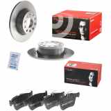 BREMBO Bremsbelagsatz, Scheibenbremse P 85 124 + Bremsscheibe 08.D425.11