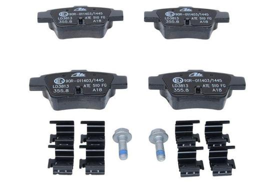 ATE Bremsscheibe 24.0109-0100.2 + Bremsbelagsatz, Scheibenbremse 13.0470-3813.2 Bild ATE Bremsscheibe 24.0109-0100.2 + Bremsbelagsatz, Scheibenbremse 13.0470-3813.2