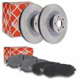 FEBI BILSTEIN Bremsbelagsatz, Scheibenbremse 116326 + Bremsscheibe 108400