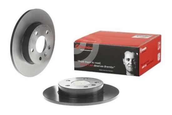 BREMBO Bremsscheibe 08.7627.11 + Bremsbelagsatz, Scheibenbremse P 59 038 Bild BREMBO Bremsscheibe 08.7627.11 + Bremsbelagsatz, Scheibenbremse P 59 038