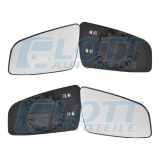 JOHNS Spiegelglas, Außenspiegel 55 72 37-81 + Spiegelglas, Außenspiegel 55 72 38-81