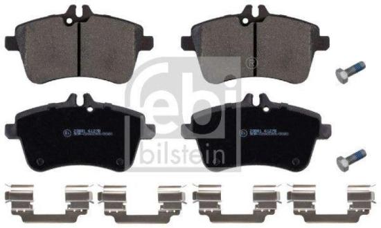 FEBI BILSTEIN Bremsbelagsatz, Scheibenbremse 16529 + Bremsscheibe 24750 + Bremsscheibe 24749 + Bremsbelagsatz, Scheibenbremse 16525 + Warnkontakt, Bremsbelagverschleiß 19186 Bild FEBI BILSTEIN Bremsbelagsatz, Scheibenbremse 16529 + Bremsscheibe 24750 + Bremsscheibe 24749 + Bremsbelagsatz, Scheibenbremse 16525 + Warnkontakt, Bremsbelagverschleiß 19186