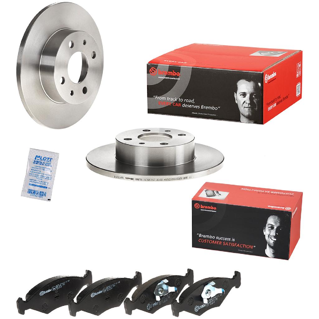 BREMBO Bremsbelagsatz, Scheibenbremse P 23 055 + Bremsscheibe 08.4753.14
