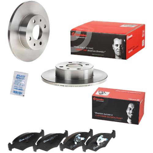 BREMBO Bremsbelagsatz, Scheibenbremse P 23 055 + Bremsscheibe 08.4753.14 Bild BREMBO Bremsbelagsatz, Scheibenbremse P 23 055 + Bremsscheibe 08.4753.14