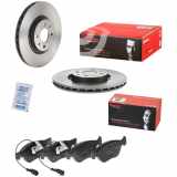 BREMBO Bremsbelagsatz, Scheibenbremse P 23 077 + Bremsscheibe 09.5058.11