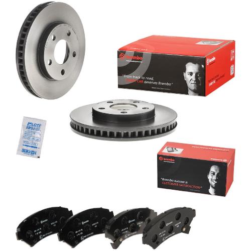 BREMBO Bremsscheibe 09.7376.11 + Bremsbelagsatz, Scheibenbremse P 59 028 Bild BREMBO Bremsscheibe 09.7376.11 + Bremsbelagsatz, Scheibenbremse P 59 028